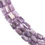 Lepidolite barroco 7x11mm x 41cm (32 peças)