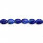 Oval lapis lazuli 10x14mm x 40cm