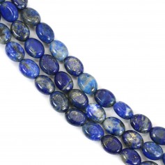 Oval lapis lazuli 10x14mm x 40cm