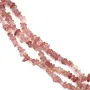 Quartzo Morango lascas x 80cm