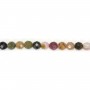 Turmalin Runde Facette 4mmX 40cm