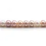 Perlas de agua dulce de colores variados 8-8.5mm x 40cm