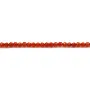Cornalina tonda sfaccettata 2mm x 40cm
