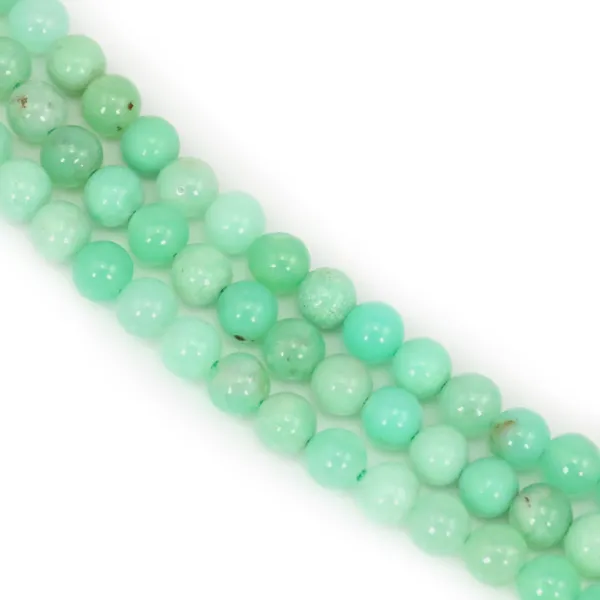 Crisoprasa redonda 4-5mm x 40cm