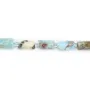 Larimar in forma barocca 7x11mm x 40cm