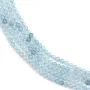 Aquamarin rund 2mm x 40cm