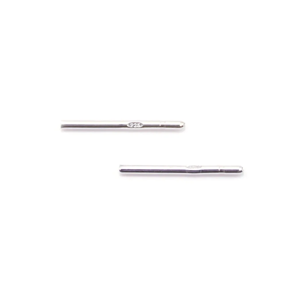 Post Tige Boucle d'oreille Argento 925 12mm x 6pcs