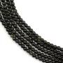 Obsidian round 3mm x 39cm