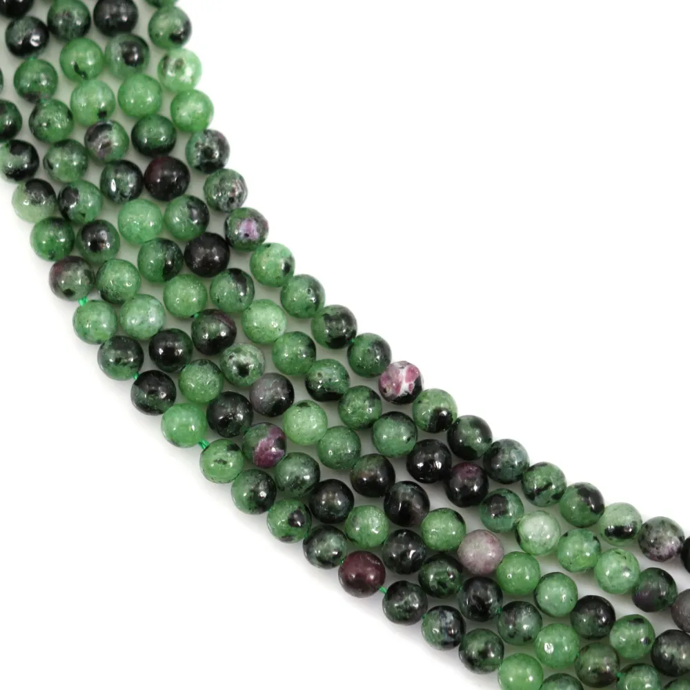 Rubino Zoiscite tondo 3mm x 39cm