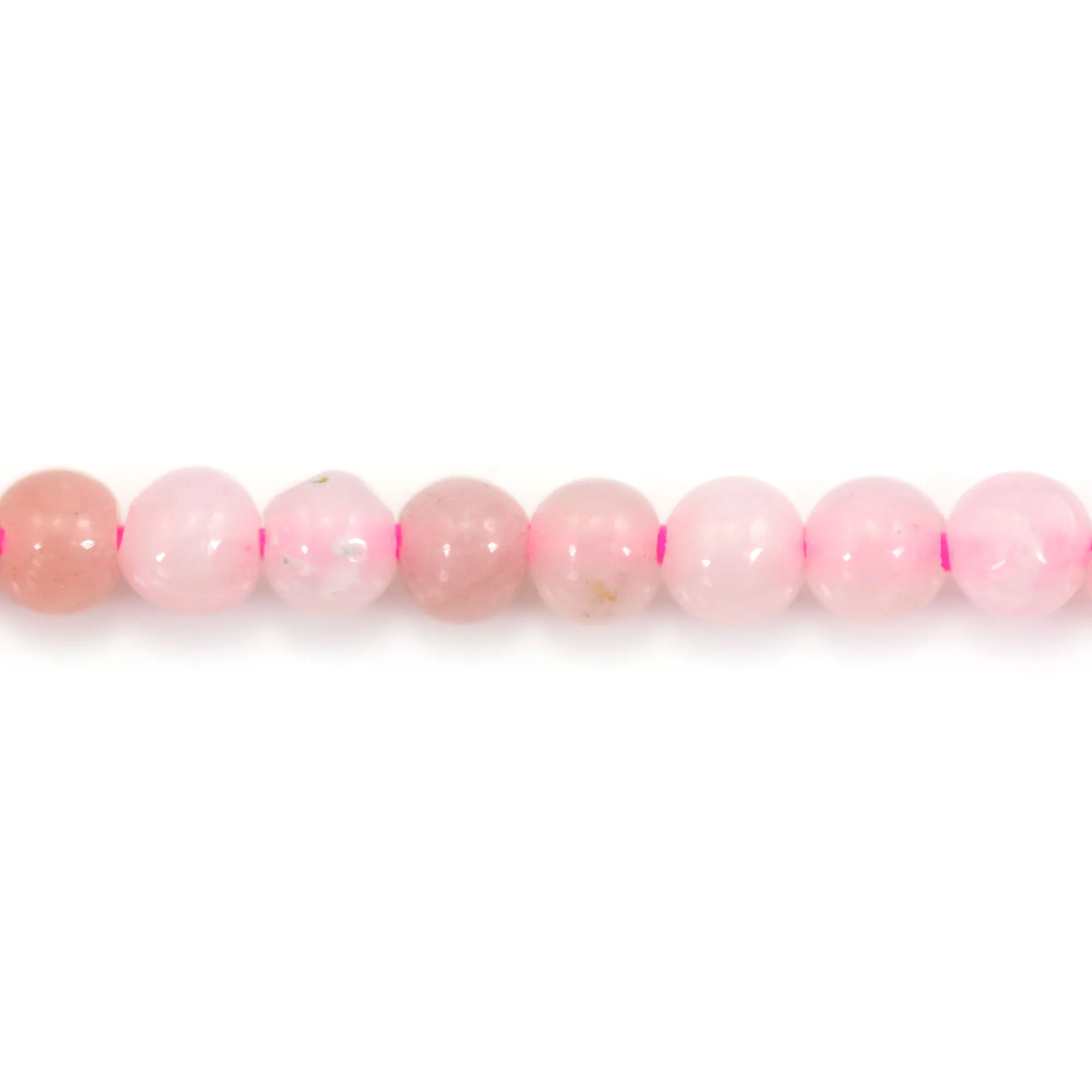 2 Perles En Pierre - Opale Rose, Boules 12mm - EAN 4558550084569 (neuf)