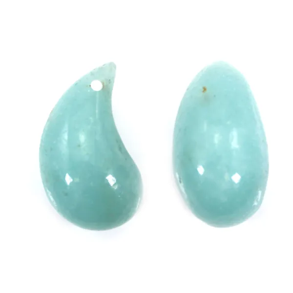 Pendentif Amazonite goutte 10x20mm x 1pc