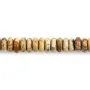 Jaspe paisaje disco - Heishi - 2x6mm x 39cm