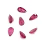 Turmalina rosa engastada, forma de pera 3x5mm x 1 ud.