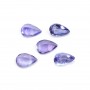 Tanzanite pear cut, 4x6mm x 1pc.
