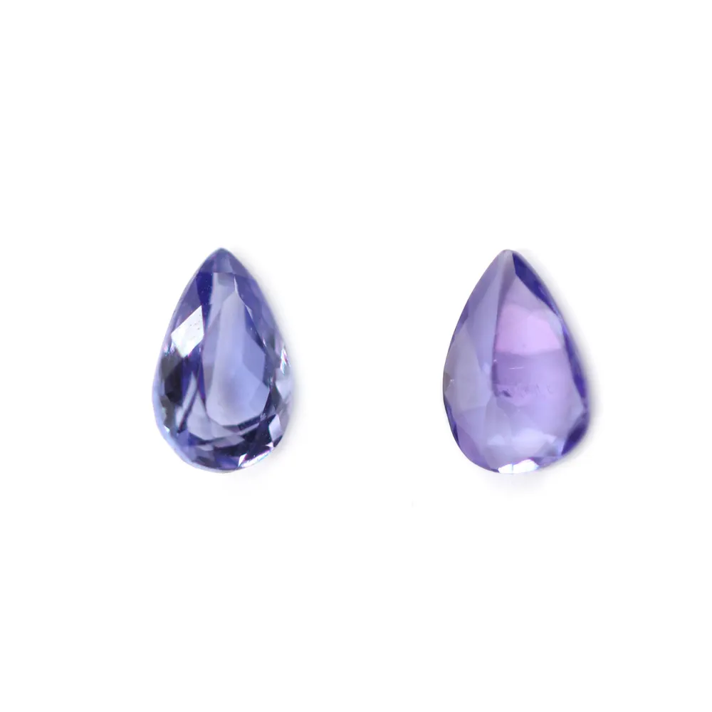 Tanzanite pear cut, 4x6mm x 1pc.