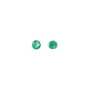Emerald set, round brilliant cut 1.5-2mm x 1pc