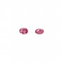 Rose tourmaline to set, oval cut 3x4mm x 1pc