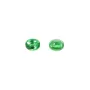 Tsavorite to set, oval cut 5x6mm x 1pc