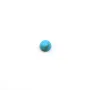 Cabochon turquoise reconstituée rond 2mm x 5pcs