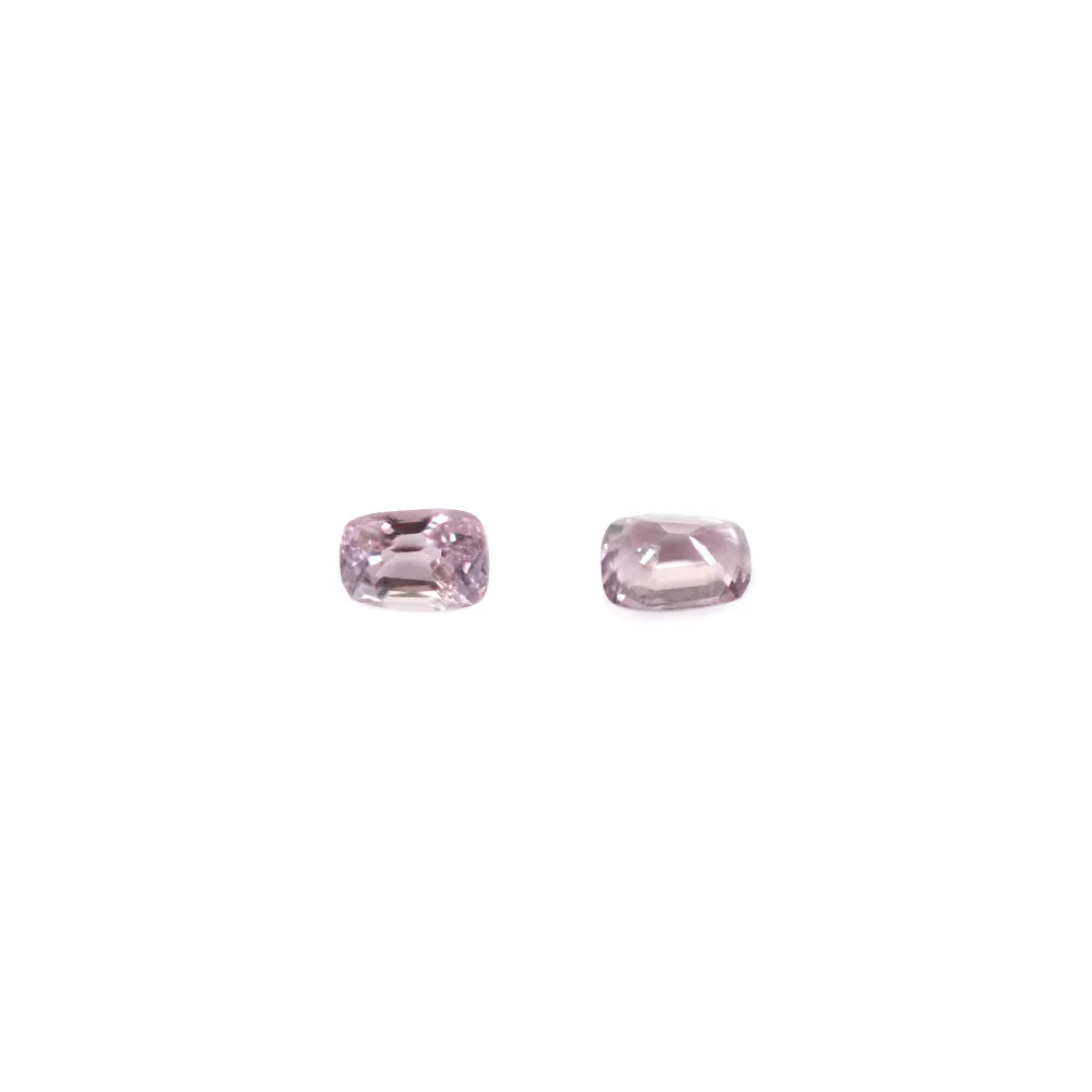 Espinel rosa engastado, tamanho almofada 4x5mm x 1 peça