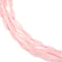 Faceted rose quartz drop 6x16mm x 40cm