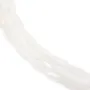Jade blanc goutte facetté 6x16mm x 39cm