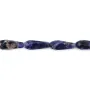 Sodalite goutte facetté 6x16mm x 39cm
