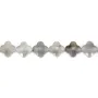 Labradorite trevo facetado 13 mm x 40 cm