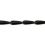 Obsidiana gota 6x16mm x 40cm