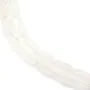 Jade blanc goutte 6x16mm x 40cm