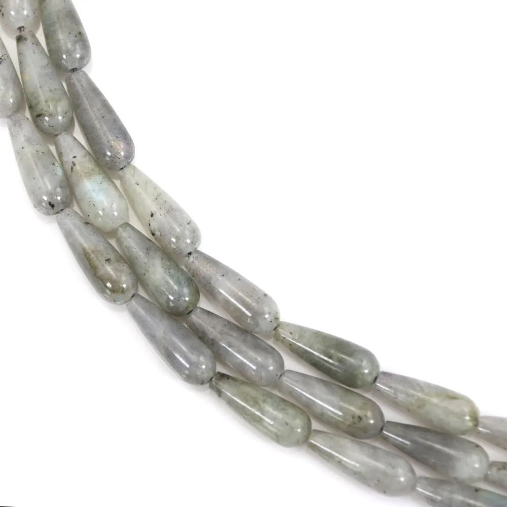 Labradorite goutte 6x16mm x 39cm