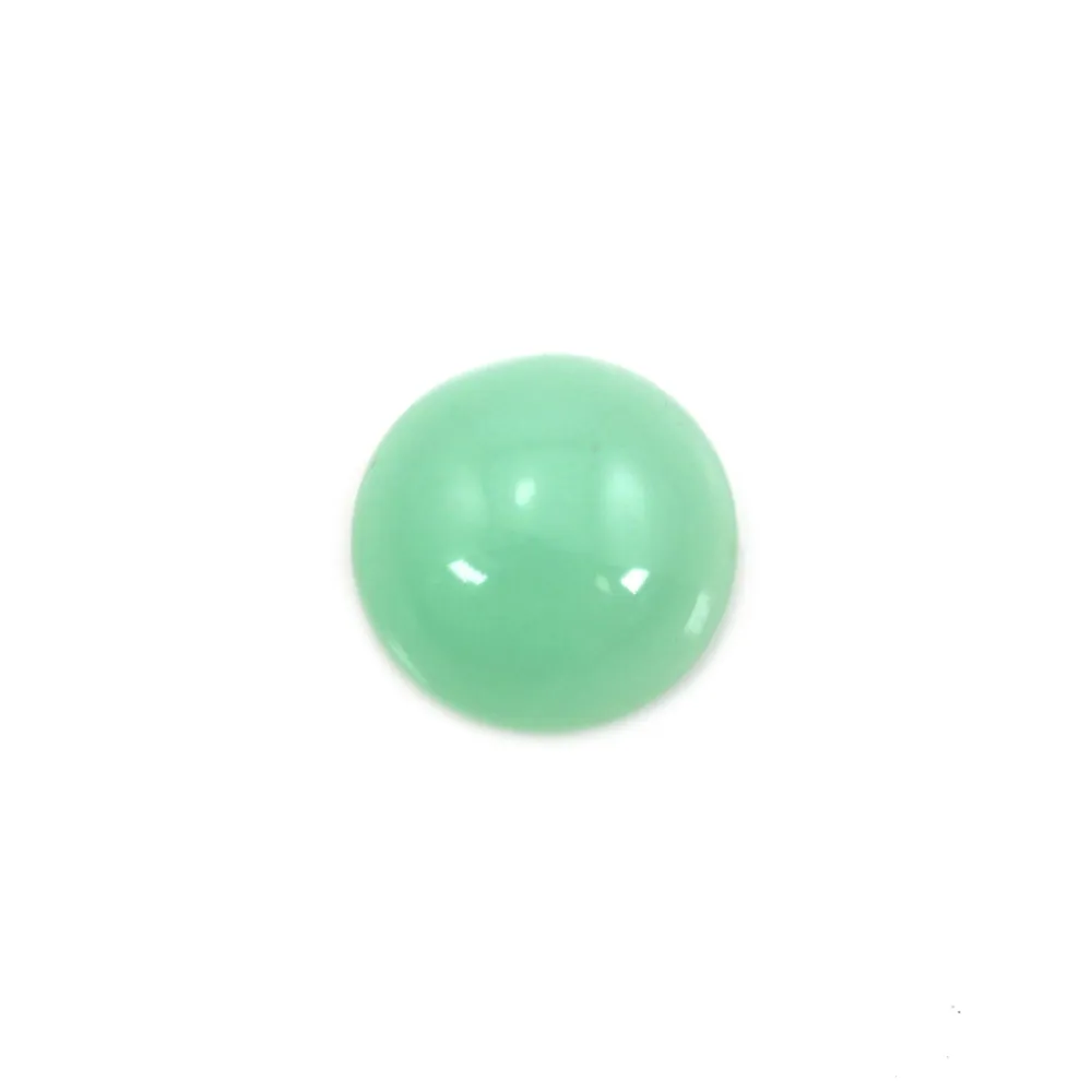 Cabochon Chrysopras 6mm x 2 Stk.