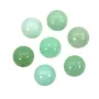 Cabochon Chrysopras 6mm x 2 Stk.