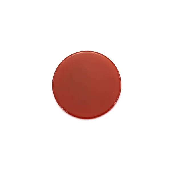 Cabochon Agate rouge rond plat 20mm x 1pc