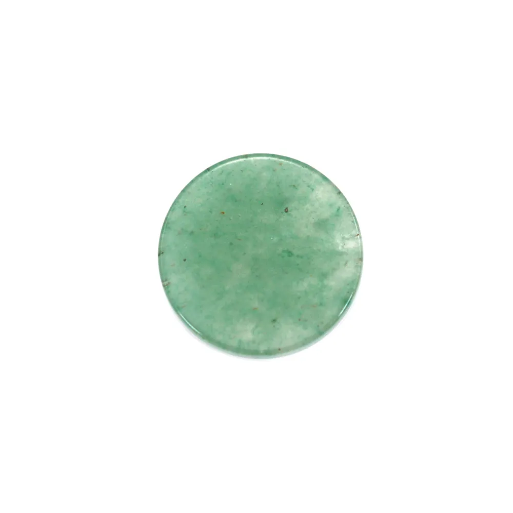 Flat round Aventurine cabochon 14mm x 1pc