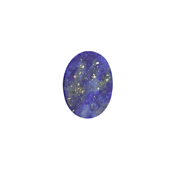 Flat oval Lapis Lazuli cabochon 6x8mm x 1pc