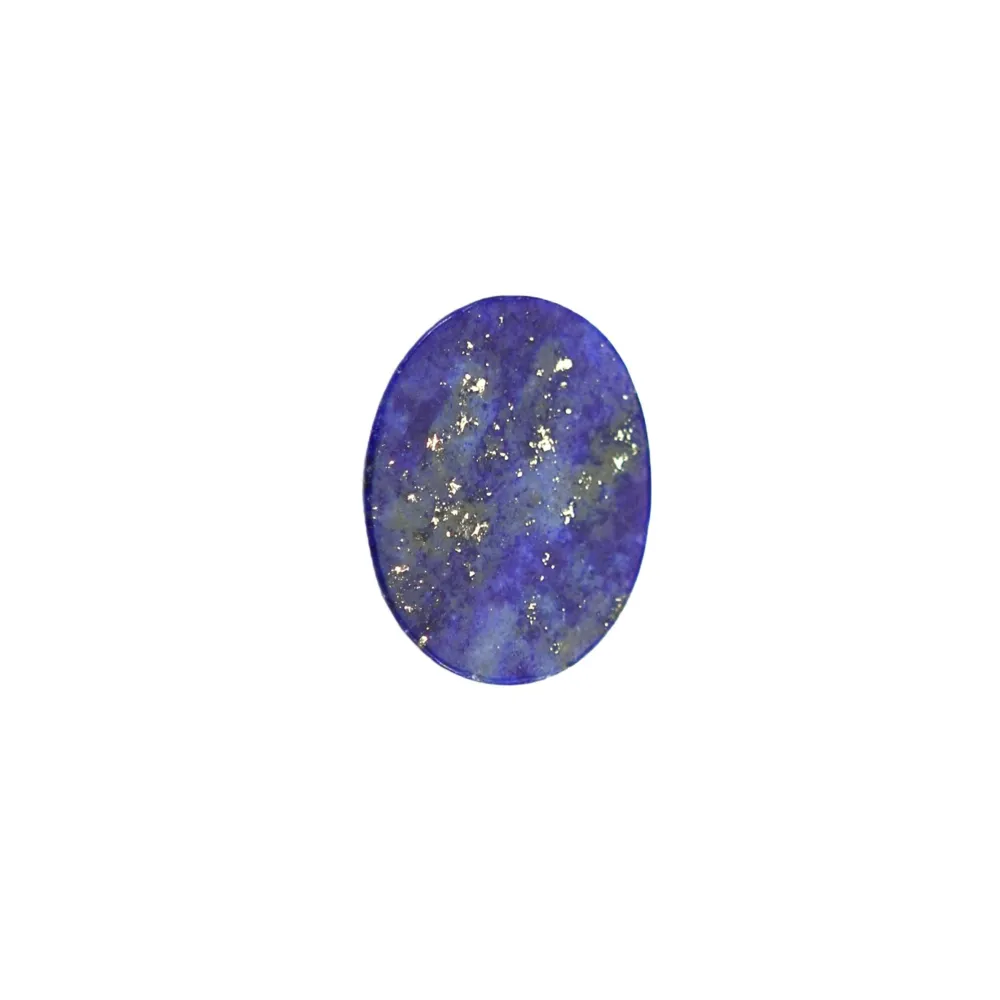 Cabujón de Lapislázuli ovalado plano 6x8mm x 1ud.