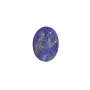 Flat oval Lapis Lazuli cabochon 6x8mm x 1pc