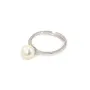Anello regolabile sottile per semi percée - Argento 925 rodio x 1pc
