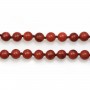 Red gorgon necklace, measuring 8mm in length and 80cm x 1pc