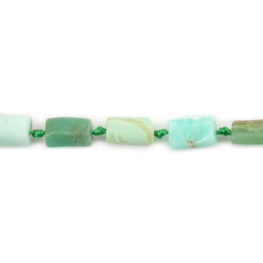 Chrysopras Barock 7x11mm x 40cm