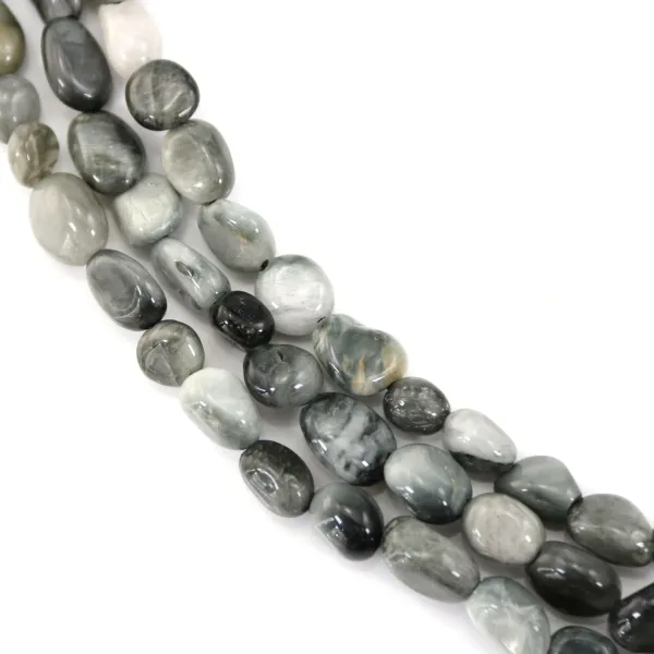 Baroque eagle eye nugget 5-7mm x 39cm