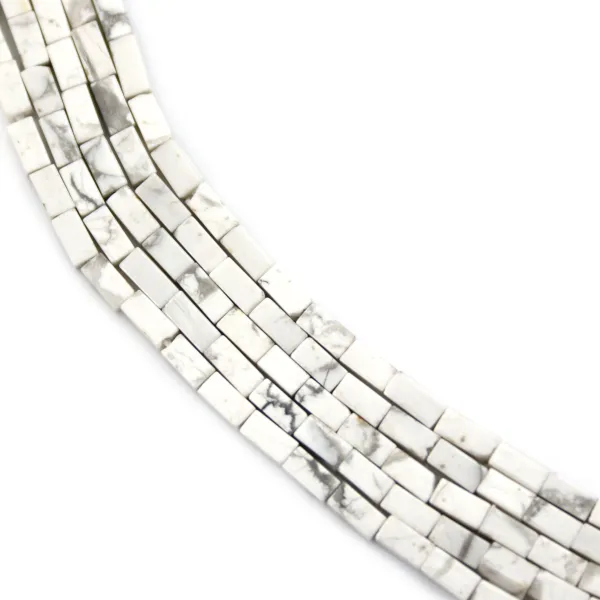 Howlith Rechteck 2x4mm x 39cm