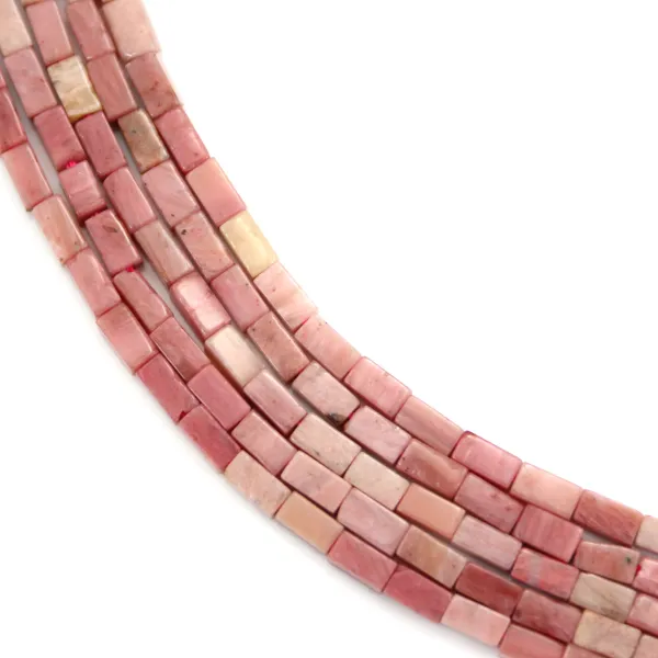 Rectángulo de rodonita 2.5x4.5mm x 38cm