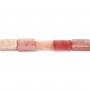 Rodonite rettangolare 2x4mm x 38cm