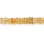 Citrine rondelle heishi 5-6mm x 40cm