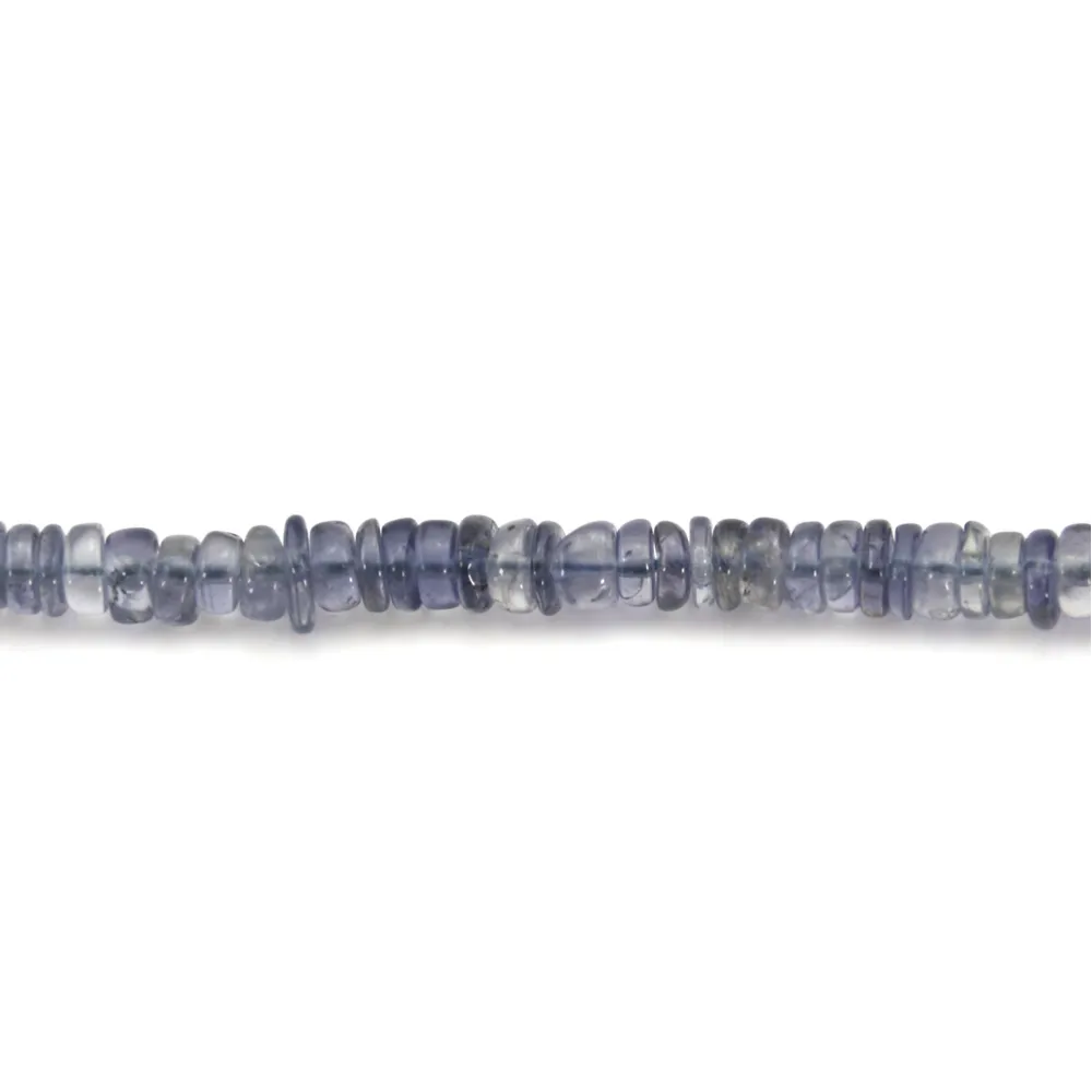 Cordierite (Iolite) rondelle heishi 5-6mm x 40cm

Cordierite (Iolite) rondelle heishi 5-6mm x 40cm