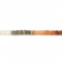 Pierre de Lune multicolorida redonda heishi 8-9mm x 40cm