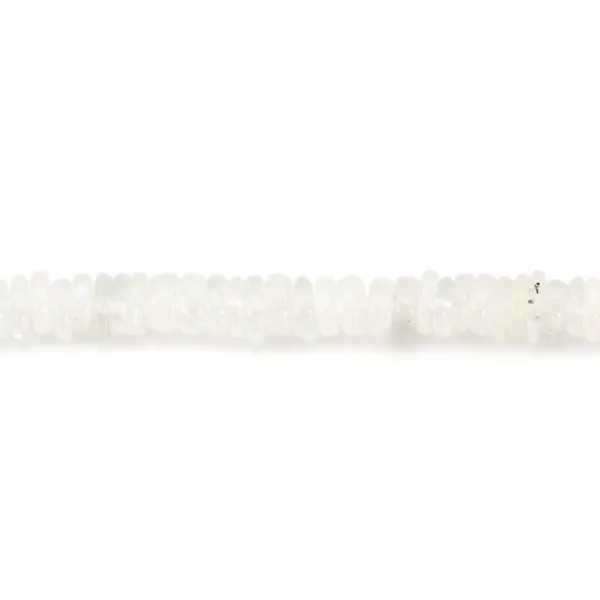 Pierre de Lune rondelle heishi 5-6mm x 40cm