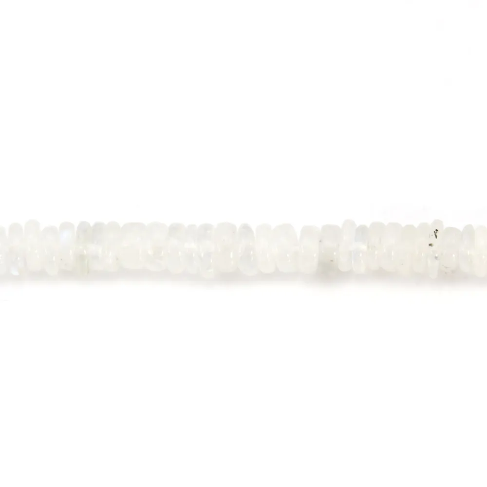Pierre de Lune rondelle heishi 5-6mm x 40cm